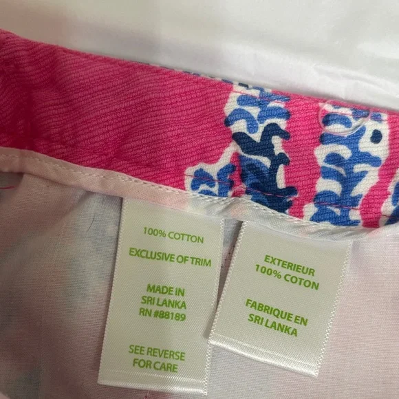Lilly Pulitzer Adie shorts I Pink Samba print size 6 - Picture 6 of 6